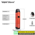 Vapor Storm Flame Pod Kit Variable