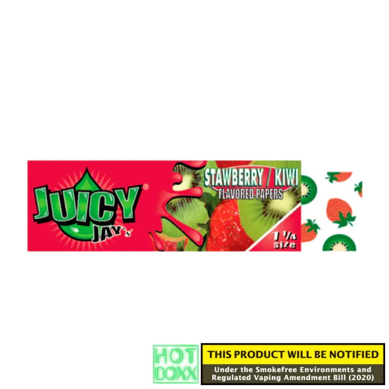 Juicy Jays 1 1/4 Paper - Strawberry Kiwi