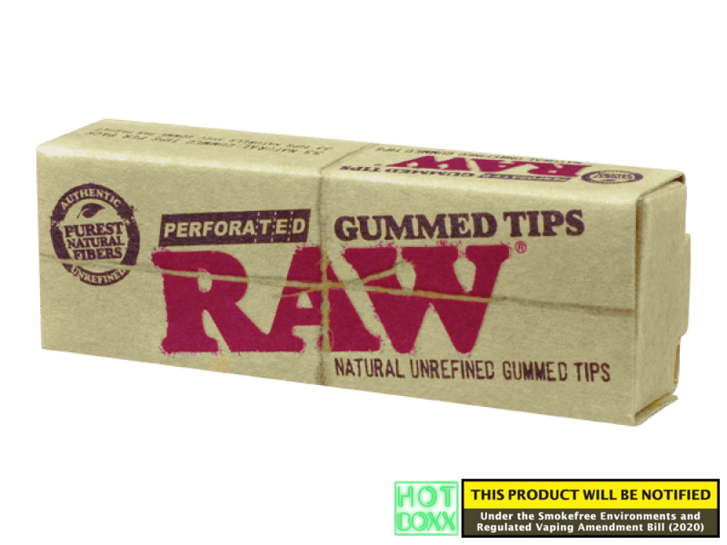 Raw Perforated Gummed Tips