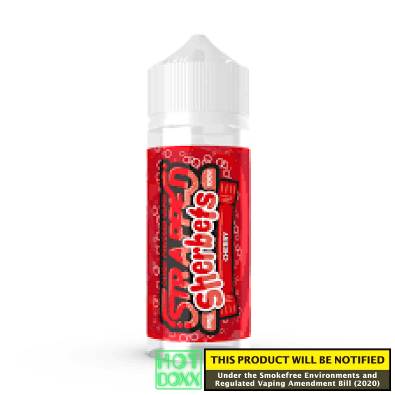 Strapped Sherbets Cherry 100Ml Variable