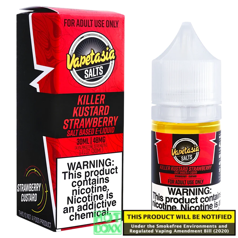 Vapetasia Killer Kustard Strawberry Salt Nic