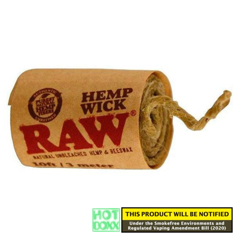 RAW 3m Hemp Wick –