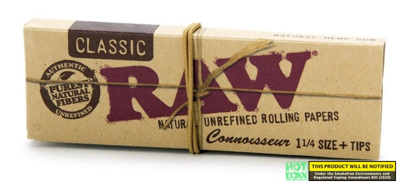 Raw Classic Connoisseur 1 1/4 With Tips