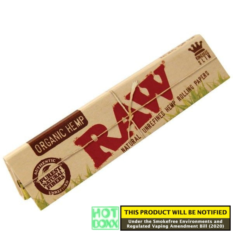 Raw Organic Hemp Kingsize Slim